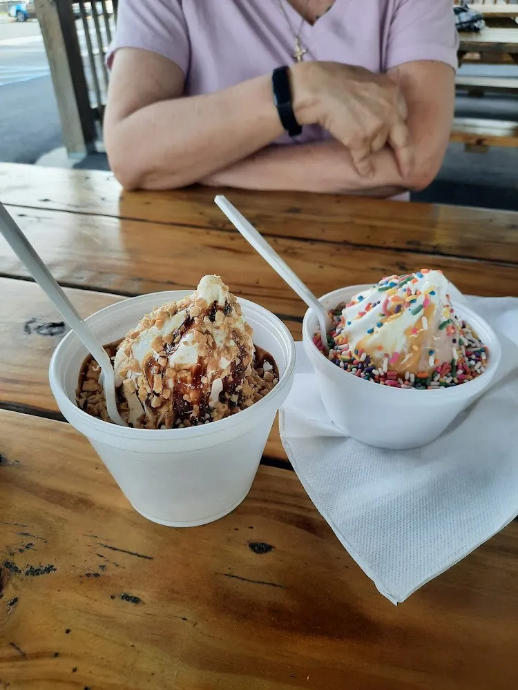 Carmel Peanut Chocolate & Vanilla Sunday